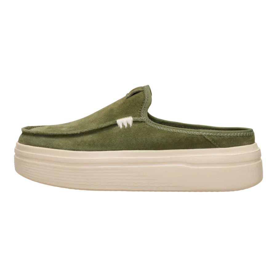 HEYDUDE Austin Lift - Womens Comfortable Slip on Platform Mules