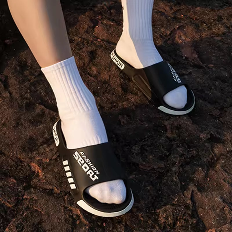 Men Women Outdoor Soft EVA Slippers Thick Bottom